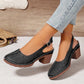 🏖️Summer Hot Sale 49% OFF🌼Women's Fashion Hollow Out Chunky High Heel Sandals
