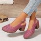 🏖️Summer Hot Sale 49% OFF🌼Women's Fashion Hollow Out Chunky High Heel Sandals