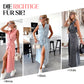 🌺2025 New! 50% OFF Women's Waistband Midi Jeans Dress ⏳
