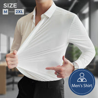 🎉2025 New Products Hot Sale✨Men's Wrinkle-Free Stretch Dress Shirt