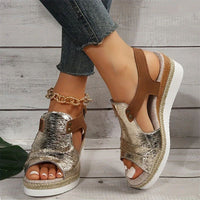 Women’s Chic Platform Wedge Heel Open-toe Sandals
