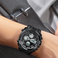 Men’s Analog Digital Steel Watch with Alarm
