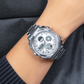 Men’s Analog Digital Steel Watch with Alarm