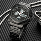 Men’s Analog Digital Steel Watch with Alarm