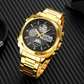 Men’s Analog Digital Steel Watch with Alarm