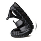 🔥Men's Breathable Knit Faux Leather Sandals👣