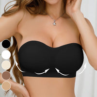 Buy one get one free—Women's Non-Slip Strapless Wireless Bra with Crossover Side Closure