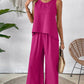 ✨2025 New Arrivals 50% OFF✨Sleeveless Top & Wide-Leg Pants Set
