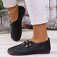 ✨ Women's New Soft Synthetic Leather Flat Shoes