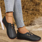 ✨ Women's New Soft Synthetic Leather Flat Shoes