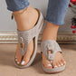 Women’s Slip-On Wedge Thong Sandals