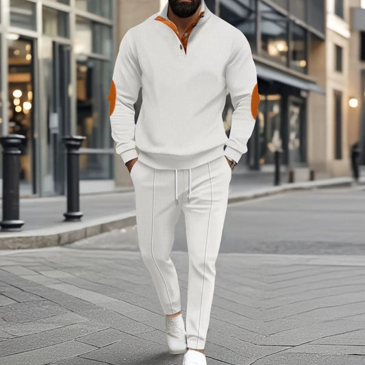 ✈️ Free shipping 🔥 Men's Knit Half-Zip Casual Sweatshirt & Pants Set