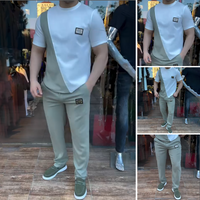 🔥 Trending This Summer! 💁‍♀️ Men's Casual Crew Neck Top and Pants Set