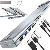 🔥Limited-time offer-USB-C Docking Station Laptop Stand with 4K HDMI