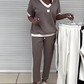 ✈️ Free shipping 💜Women's Casual V-Neck Top and Pants Set
