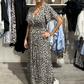 🔥Summer Hot Sale 50％ OFF💝Women’s Fashion Leopard Print Maxi Dress