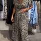 🔥Summer Hot Sale 50％ OFF💝Women’s Fashion Leopard Print Maxi Dress