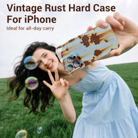 Vintage Rust Hard Case For iPhone