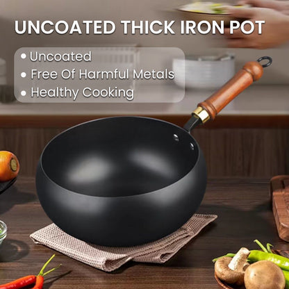 🍳Flash Sale🔥Professional-Grade Uncoated Iron Po⏳🚀55% OFF Today