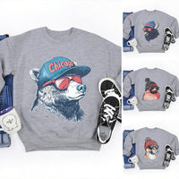 🔥✨Unisex Spirit Animal Football Graphic Sports Pullover Sweatshirts