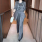 🌟 Women's 3-Piece Shirt Jacket, Vest and Pants Set