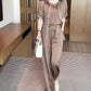 🌟 Women's 3-Piece Shirt Jacket, Vest and Pants Set