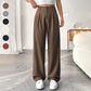 🏆2026 New Style 50% OFF💝Women's High Waisted Straight Leg Work Trousers with Side Pockets -✨Smart & Casual Look for Office and Beyond