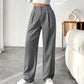 🏆2026 New Style 50% OFF💝Women's High Waisted Straight Leg Work Trousers with Side Pockets -✨Smart & Casual Look for Office and Beyond