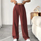 🏆2026 New Style 50% OFF💝Women's High Waisted Straight Leg Work Trousers with Side Pockets -✨Smart & Casual Look for Office and Beyond