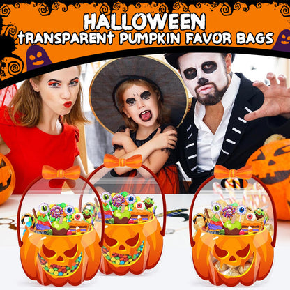 🎃LIMITED-TIME 58% OFF🍬50K+ SOLD👻 Halloween Treat Bags – Pumpkin Design, Resealable Zipper – Easy Carry Handle – 10-Pack – Ideal for Trick-or-Treat & Parties! 🛡️💨