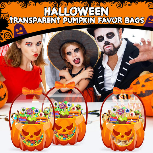 🎃LIMITED-TIME 58% OFF🍬50K+ SOLD👻 Halloween Treat Bags – Pumpkin Design, Resealable Zipper – Easy Carry Handle – 10-Pack – Ideal for Trick-or-Treat & Parties! 🛡️💨