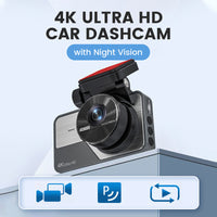 📹50% OFF FOR A LIMITED TIME!✨4K Ultra HD dash cam with night vision🚗Wi-Fi and loop recording for continuous monitoring🌙