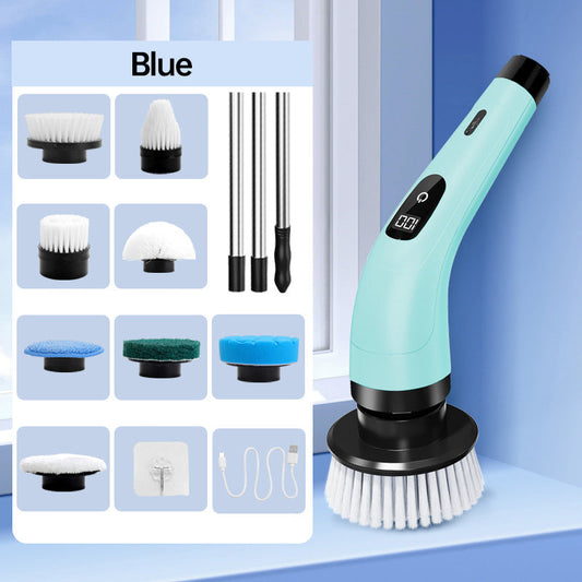 📢📢50% OFF !!!⏰9-IN-1 Electric Cleaning Brush