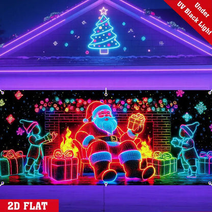 🎄Black Friday SALE 50% OFF!🔥Christmas Garage Door Cover Banner