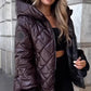 Women's Diamond Quilted Puffer Jacket