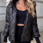 Women's Diamond Quilted Puffer Jacket