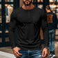 Gentlemanly and elegant Men’s Slim Fit Henley Long Sleeve T-Shirt