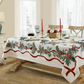 🎄 Kid-Friendly Christmas Tablecloth – Waterproof Rectangular Design, Wipe Clean for Holiday Messes!