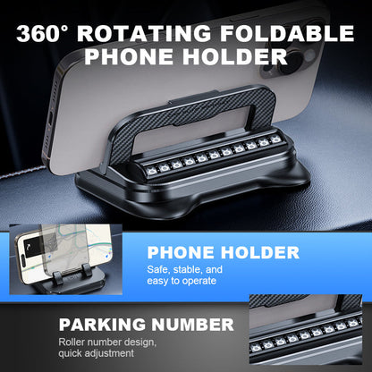📱 56% OFF NOW! ✨ 360° Rotating Foldable Phone Holder – Universal Compatibility with Non-Slip Base for Car Dashboard, Desk & Travel 🚗💻