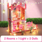 📢📢56% OFF!!⏰DIY Luminous Princess Castle Dollhouse