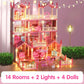 📢📢56% OFF!!⏰DIY Luminous Princess Castle Dollhouse