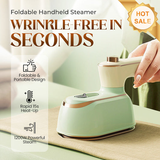 👚 40% OFF⚡Foldable Handheld Steamer with 180° Rotating Handle💥