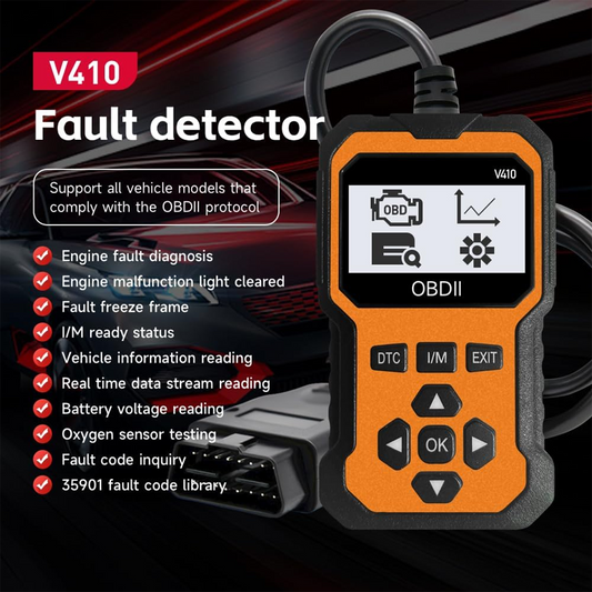 🔧 Plug it in and scan! Professional-grade OBD2 diagnostic tool.  Even beginners can easily maintain their vehicles.⚡