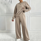 ✨🔥Women's Cozy Long-Sleeve Top & Pants Set👚