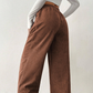 👖✨ 50% OFF! Casual Loose Fit Corduroy Trousers for Women – Wide-Leg, Adjustable Waist & Wrinkle-Resistant Retro Style— Free shipping for two pieces