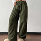 👖✨ 50% OFF! Casual Loose Fit Corduroy Trousers for Women – Wide-Leg, Adjustable Waist & Wrinkle-Resistant Retro Style— Free shipping for two pieces