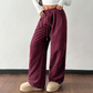 👖✨ 50% OFF! Casual Loose Fit Corduroy Trousers for Women – Wide-Leg, Adjustable Waist & Wrinkle-Resistant Retro Style— Free shipping for two pieces
