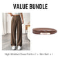🏆2026 New Style 50% OFF💝Women's High Waisted Straight Leg Work Trousers with Side Pockets -✨Smart & Casual Look for Office and Beyond