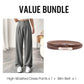 🏆2026 New Style 50% OFF💝Women's High Waisted Straight Leg Work Trousers with Side Pockets -✨Smart & Casual Look for Office and Beyond