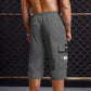 Men's Casual Drawstring Capri Cargo Pants